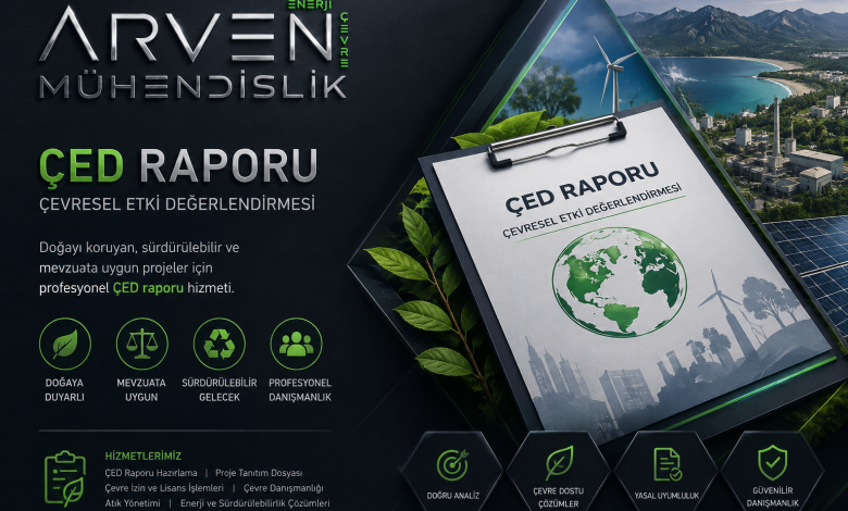Antalya Çed raporu arven çevre enerji mühendislik